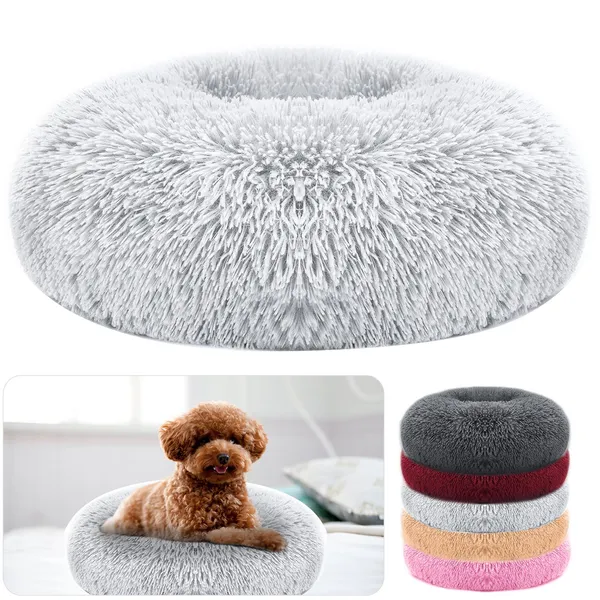 Cama de Perro Suave Caliente Pluma para Cachorros y Gatos — imagen 5