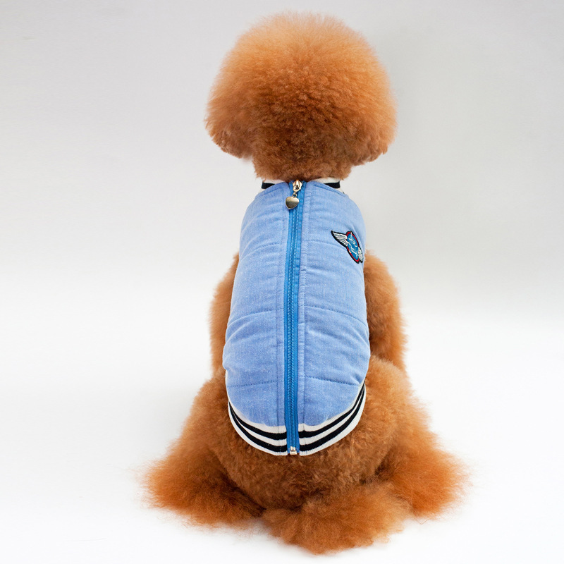 Winter New High-End Pet Clothes Classic Baseball Cotton Coat Dog Clothes Pet Supplies — image 4