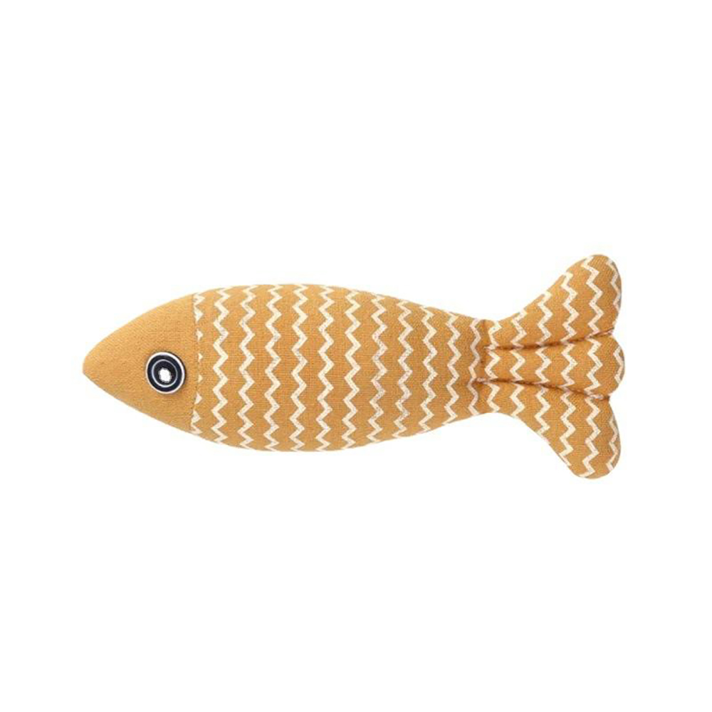 Juguete de Pescado de Catnip para Gatos, Cojín de Lona, Juguetes Interactivos para Kitten con Sonido y Textura — imagen 6