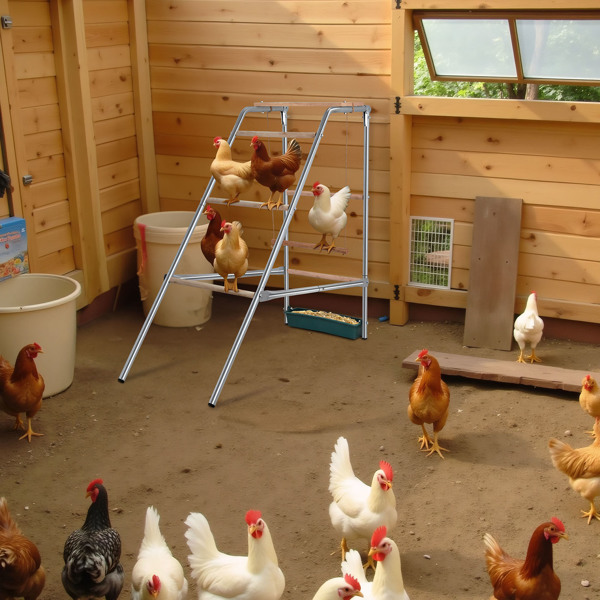 Percha para Gallinas al Aire Libre — imagen 12