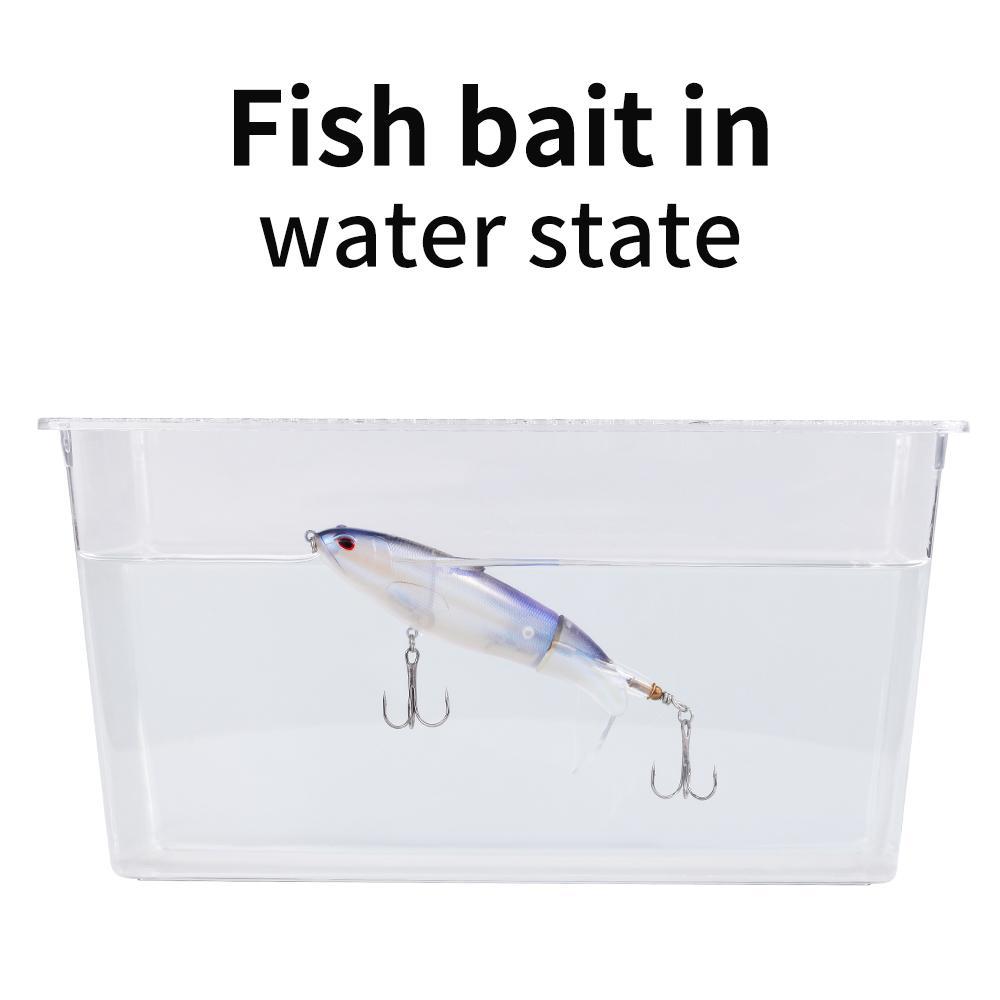 Set de 5 Piezas, Señuelo Duro Tipo Lápiz de Superficie con Cola Giratoria 13g 10cm, para Róbalo y Trucha en Agua Dulce y Salada — imagen 3