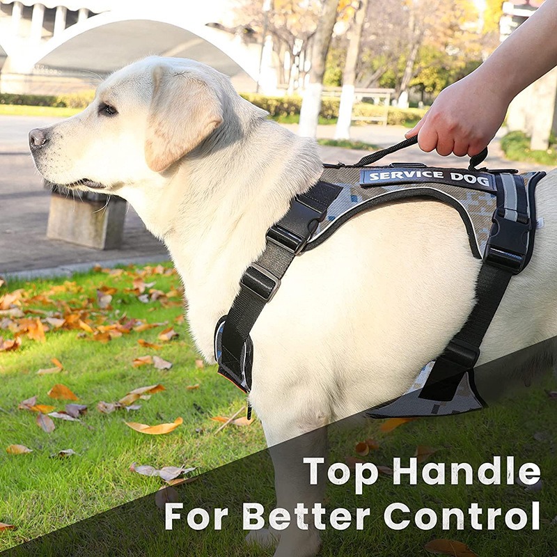 New Pet Traction Dog Explosion-Proof Punch Chest Strap Undershirt Type Reflective Pet Chest Strap — image 7
