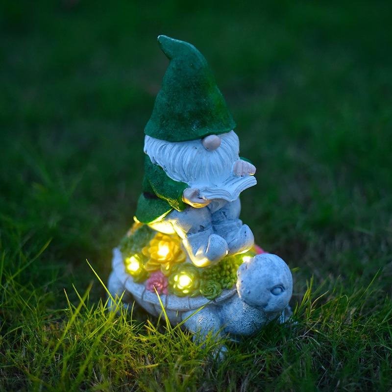 Iluminación Solar para Decoración Exterior de Tortuga — imagen 3