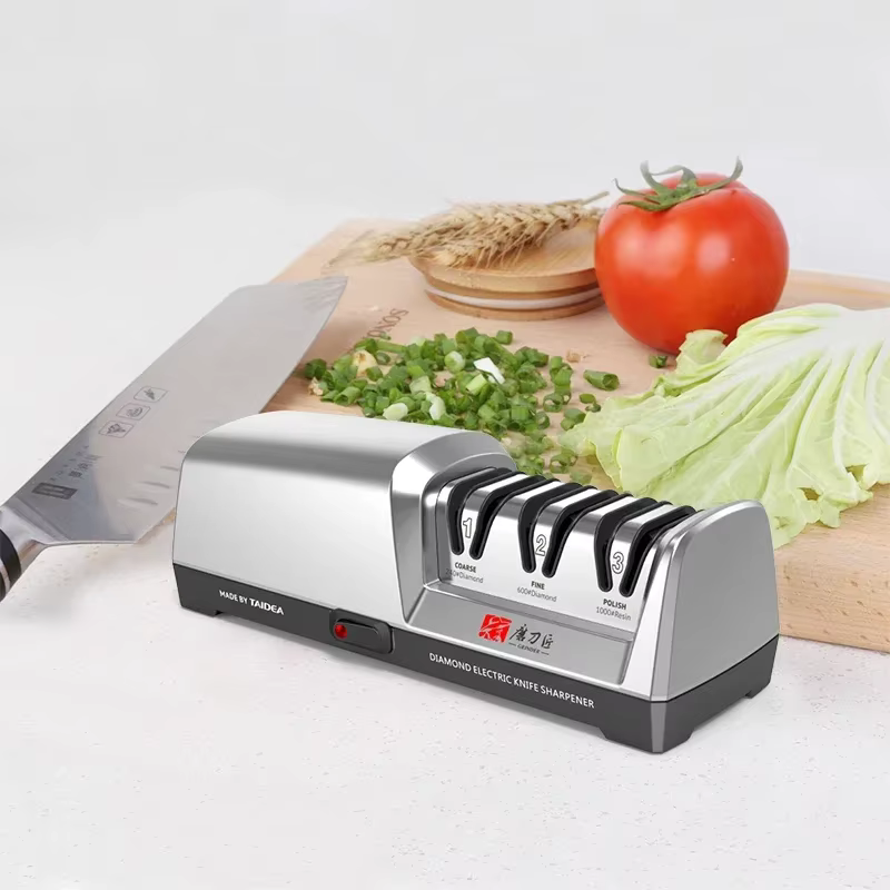 TAIDEA Professional Electric Knife Sharpener - 3-Stage System, Restore and Polish Blades Effortlessly Kitchen Sharpener — image 6