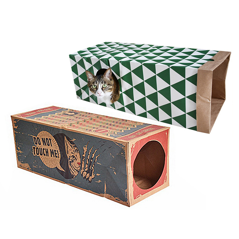 Kraft Paper Cat Nest Tent Cat Toy Tunnel — image 7
