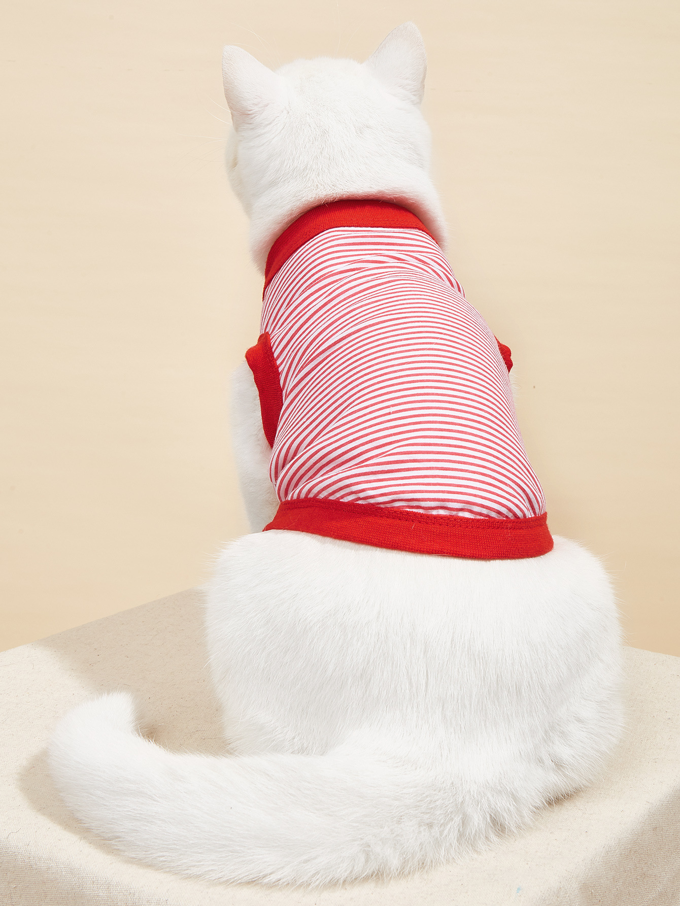 Summer New Dog Clothes Pet Clothing Striped Round Neck T-Shirt Small And Medium Dog Pomeranian Teddy Thin Section — image 4