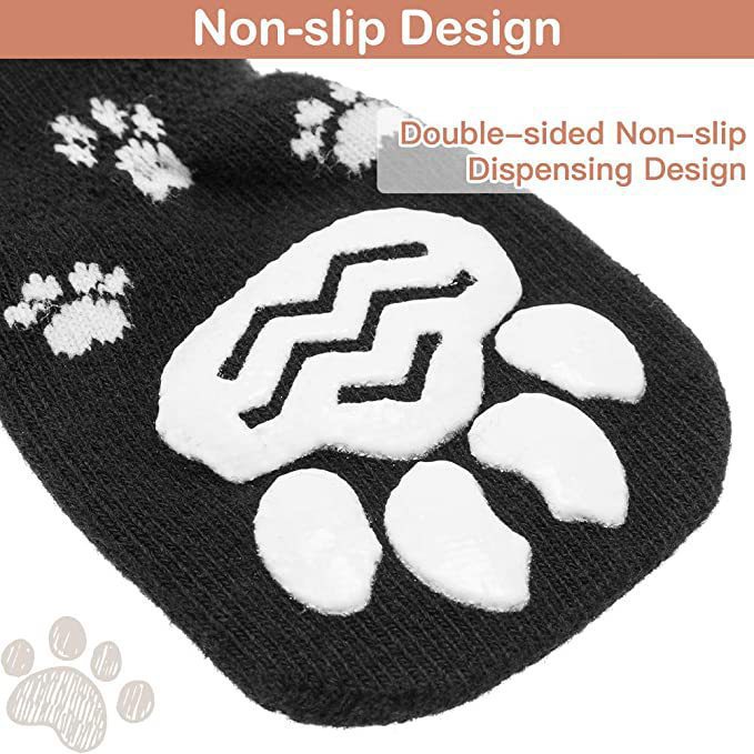 Pet socks foot covers cat and dog socks outdoor anti slip and waterproof shoes socks — image 3