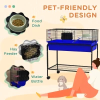 Caja para Animales Pequeños de Dos Niveles Removible del Soporte — imagen 2