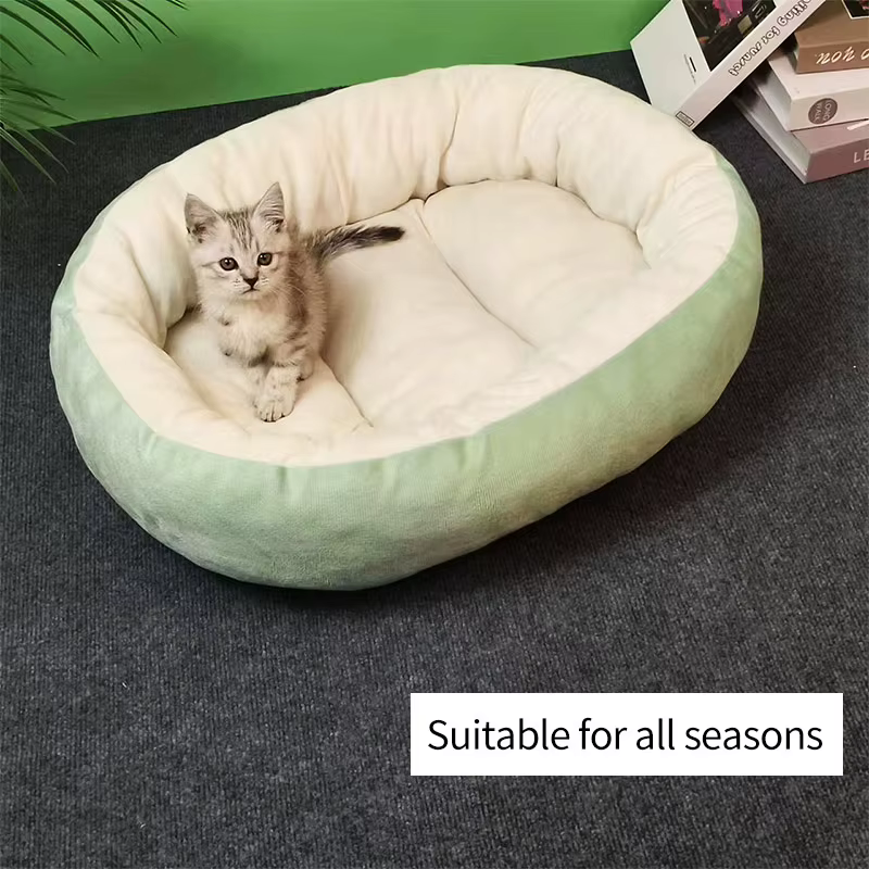 Camas para Mascotas Ovaladas - Nido de Animales para Hogares - Suministros y Accesorios — imagen 1