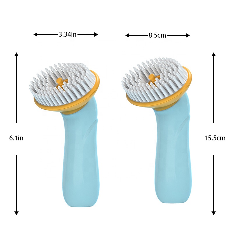 Handheld Pet Bath Brush Cleaning Grooming Tools Cleaning Supplies Pet Bath Brush — image 5