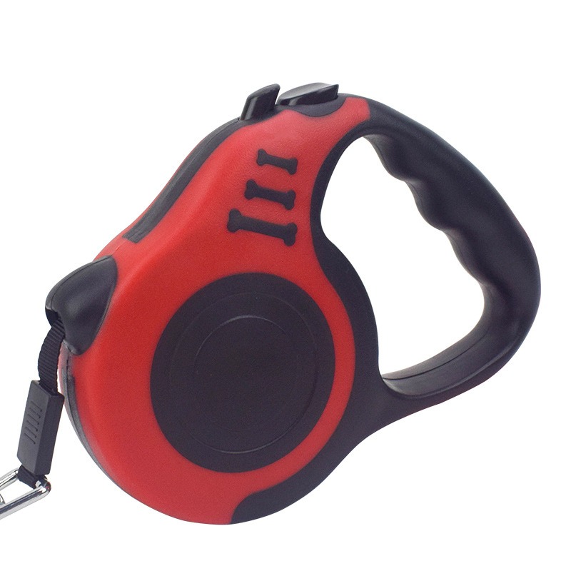 Correa de Perro Retráctil de Nylon Automática Cinta de Tensión Multicolor para Caminata con Perros Ajustable — imagen 3