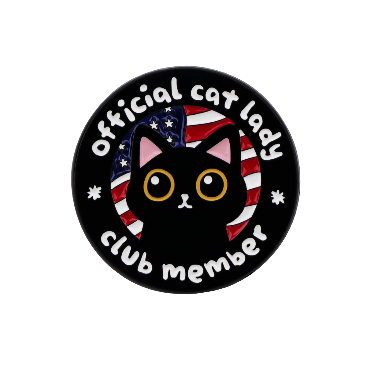 Broche de Gato Negro Adorable de Caricatura para Dama, Pin Insignia de Aleación Metálica, Accesorio para Mochila, Insignia — imagen 16
