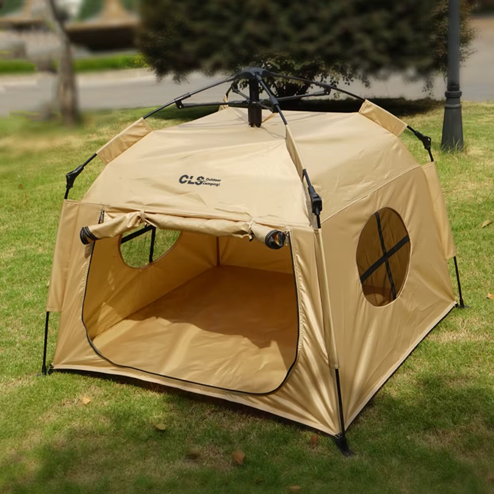 Casa de Tienda Impermeable para Gatos y Perros, Tiendas Pop-Up Automáticas, Portátiles y a Prueba de Sol para Camping Interior — imagen 3