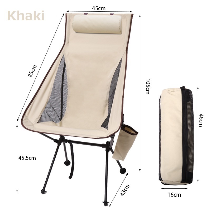 Recliner Outdoor Folding Chair Fishing Chair — image 3