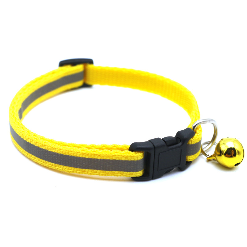 JK Pet Reflective Patch Collar Reflective Cat Dog Collar Bell Collar Pet Luminous Collar — image 12