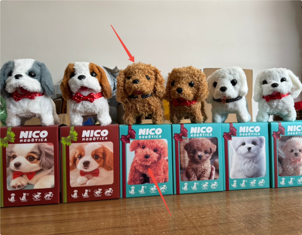 Perro Robot Plush de Tamaño Reducido — imagen 19