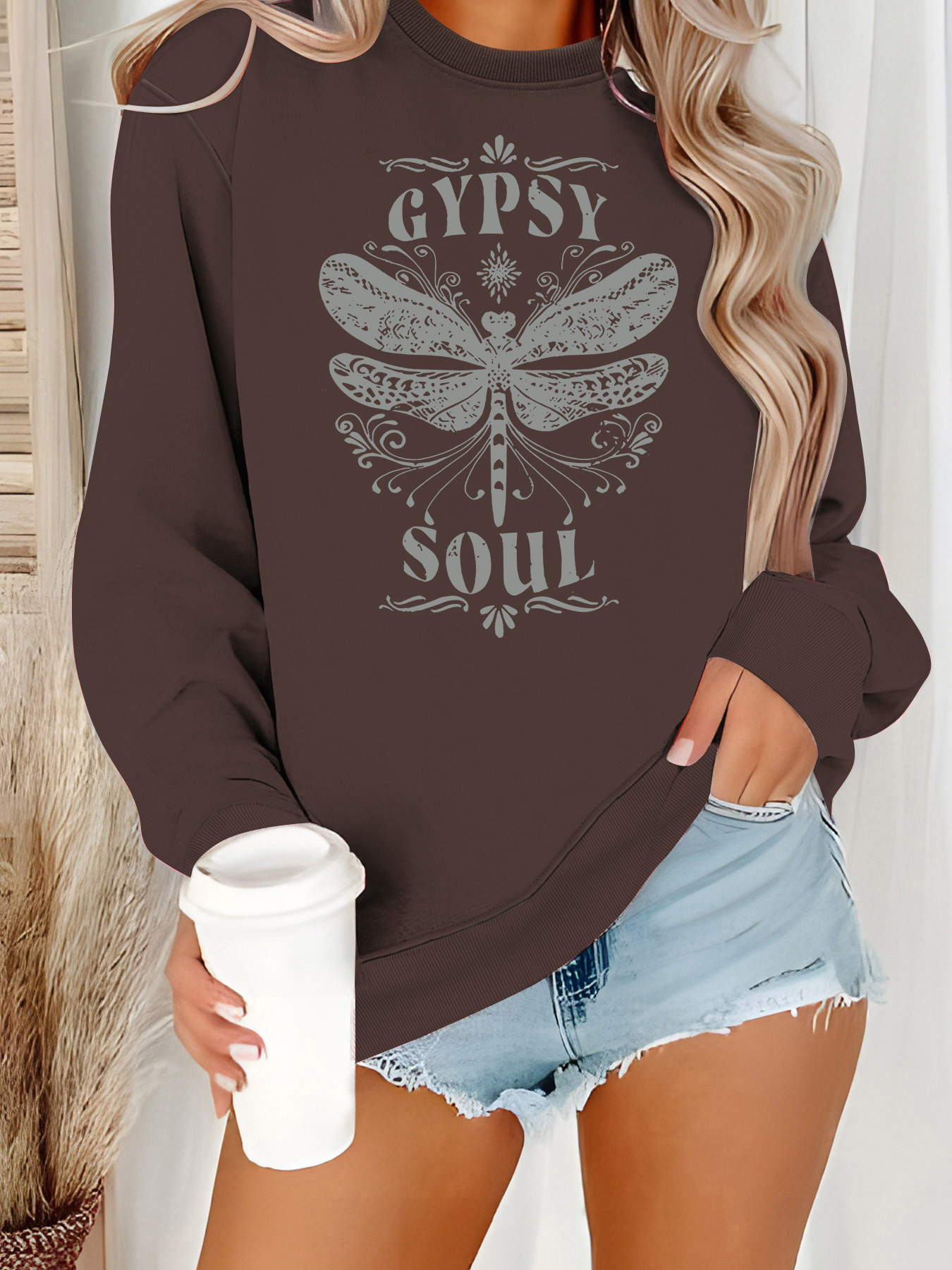 Bottom long sleeved dragonfly insect hoodie — image 11