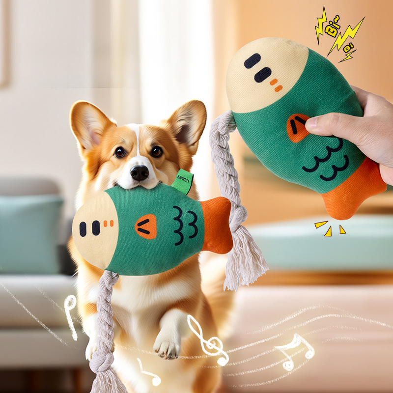 Juguetes de Peluche para Perros con Sonido Interactivo, Resistentes al Desgaste y Atractivos para Mascotas — imagen 1