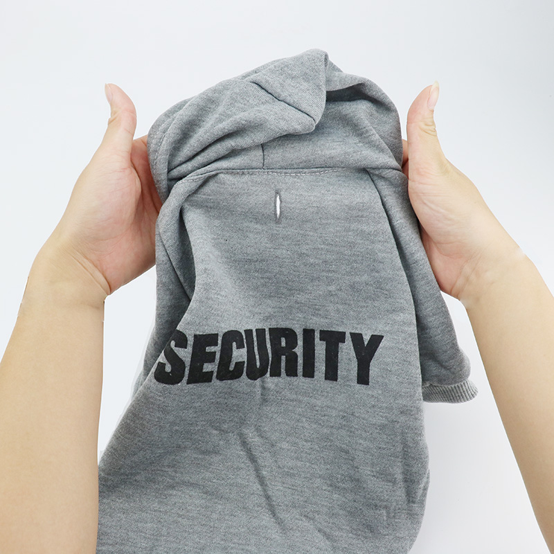 Security Cat Clothes Pet Cat Coats Jacket Hoodies For Cats Outfit Warm Pet Clothing Rabbit Animals Pet Costume — image 3