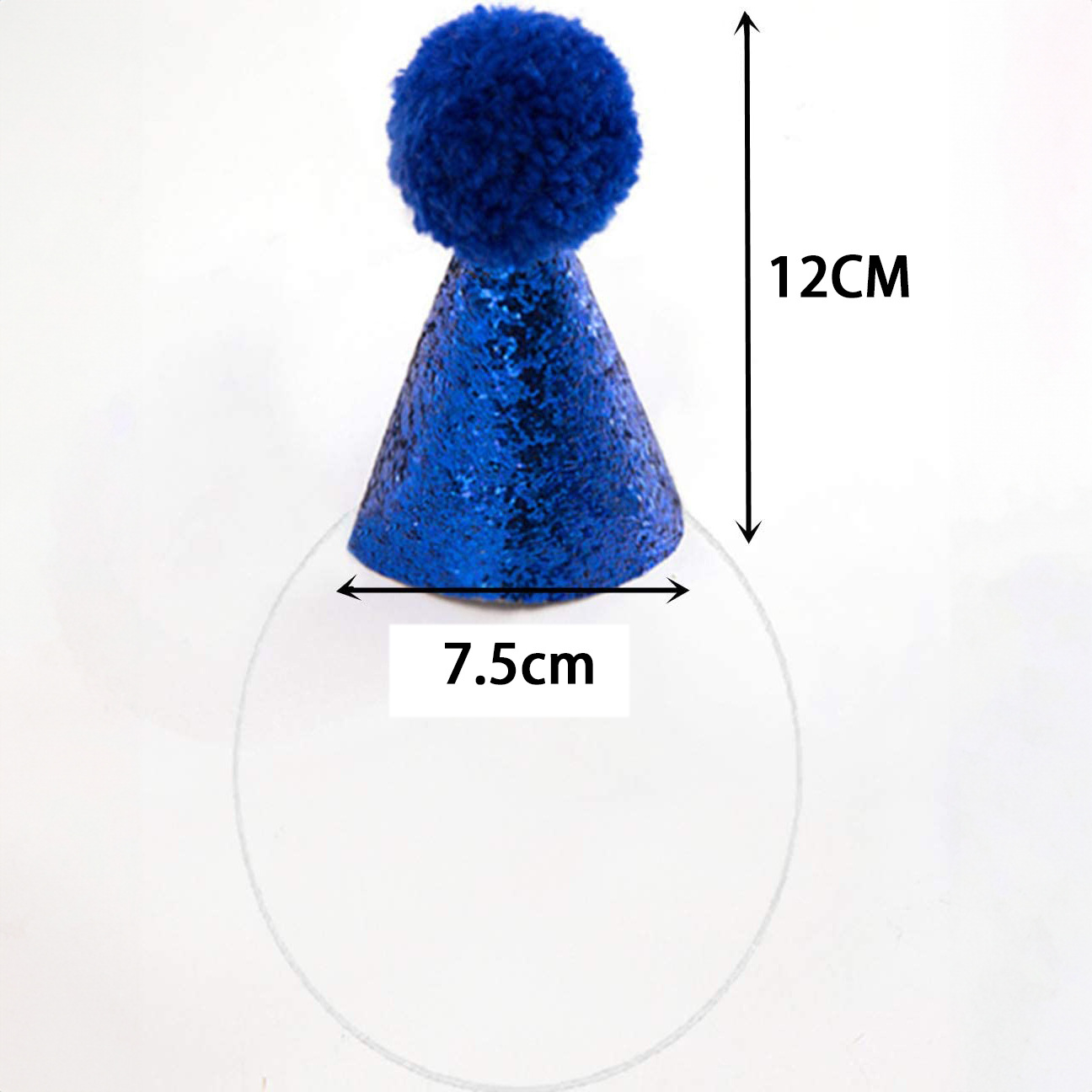 Conjunto de Cumpleaños para Mascotas - Traje de Triángulo con Pañuelo y Sombrero — imagen 3