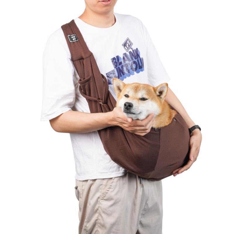 Crossbody breathable dog folding pet bag with large capacity pet supplies portable cat bag for outdoor use — image 13