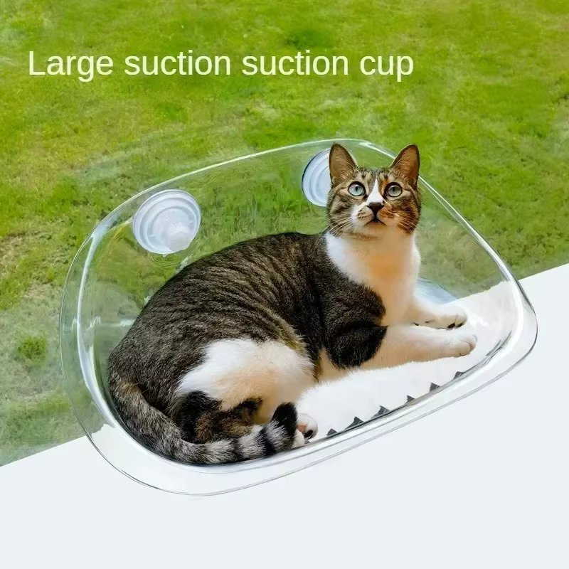 Window Bed for Cats Kitten Accessories Hammock Hanging Balcon Summer Beds Furniture Houses Hammack Pet Hammocks Pets House Cat — image 2