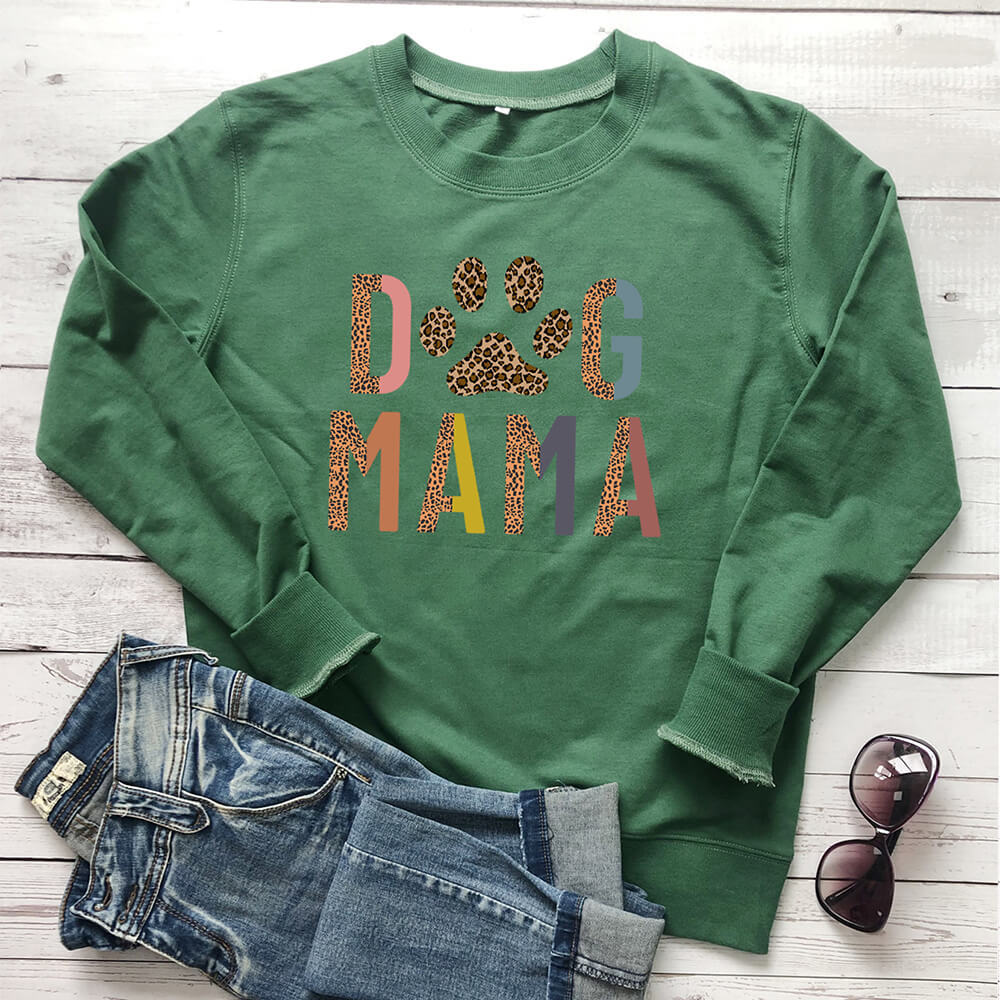 Dog MaMa letter dog mom animal hobby themed printed hoodie — image 6