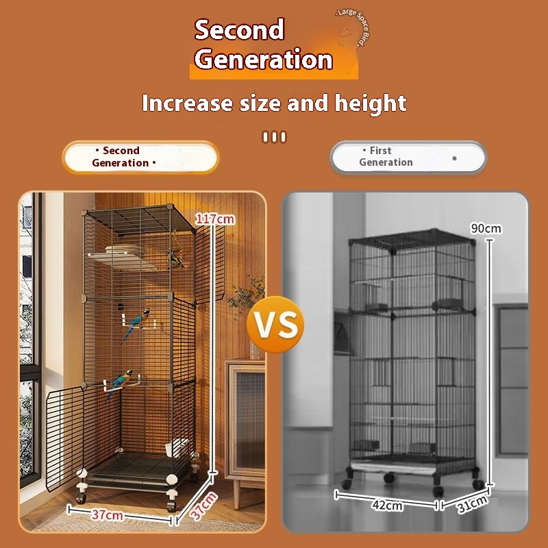 Parrot Cage New Splash-proof Home Ecological Villa — image 4