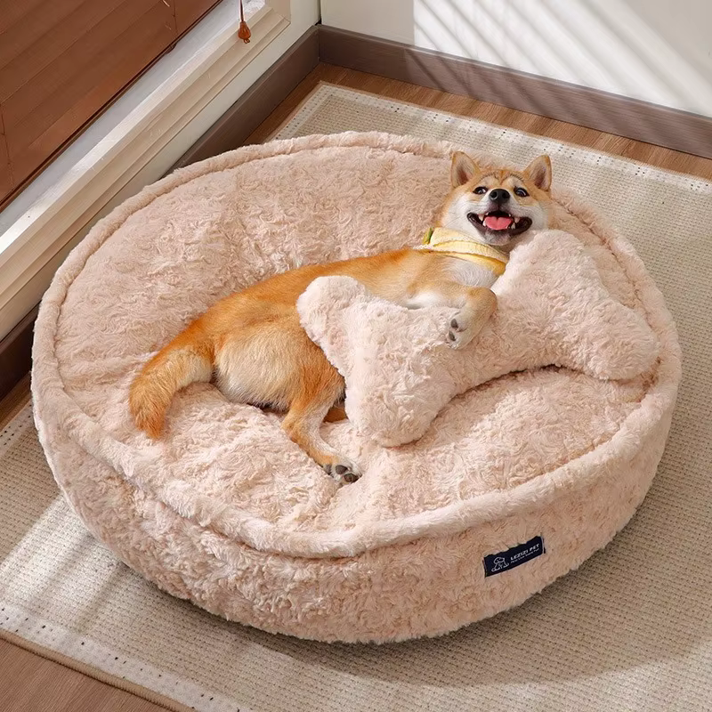 Camas para Perros Accesorios y Suministros para Mascotas Cama Caliente Grande para Razas Pequeñas, Colchones Plumas Sofás para Canes y Gatos — imagen 2
