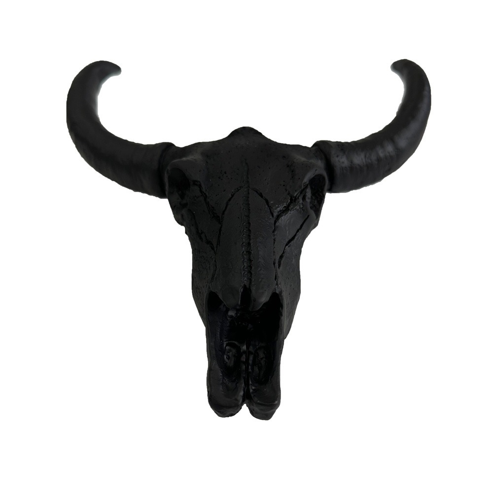 Creative resin for wall hanging ornaments of cow horns and skeletons — image 1