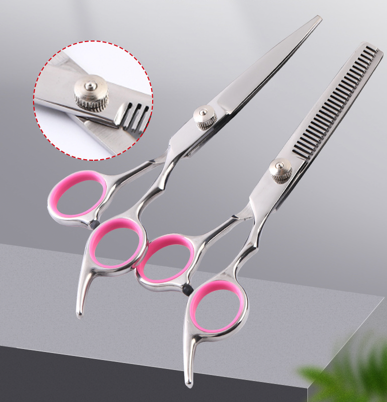 Pet Dog Grooming Scissors Stainless Straight Curved Thinning Shears Trimmer Kits — image 11
