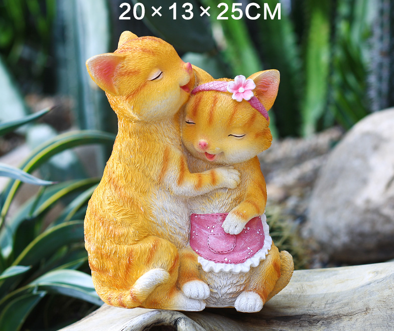 Garden Cartoon Couple Rabbit Koala Decoration Outdoor — image 5