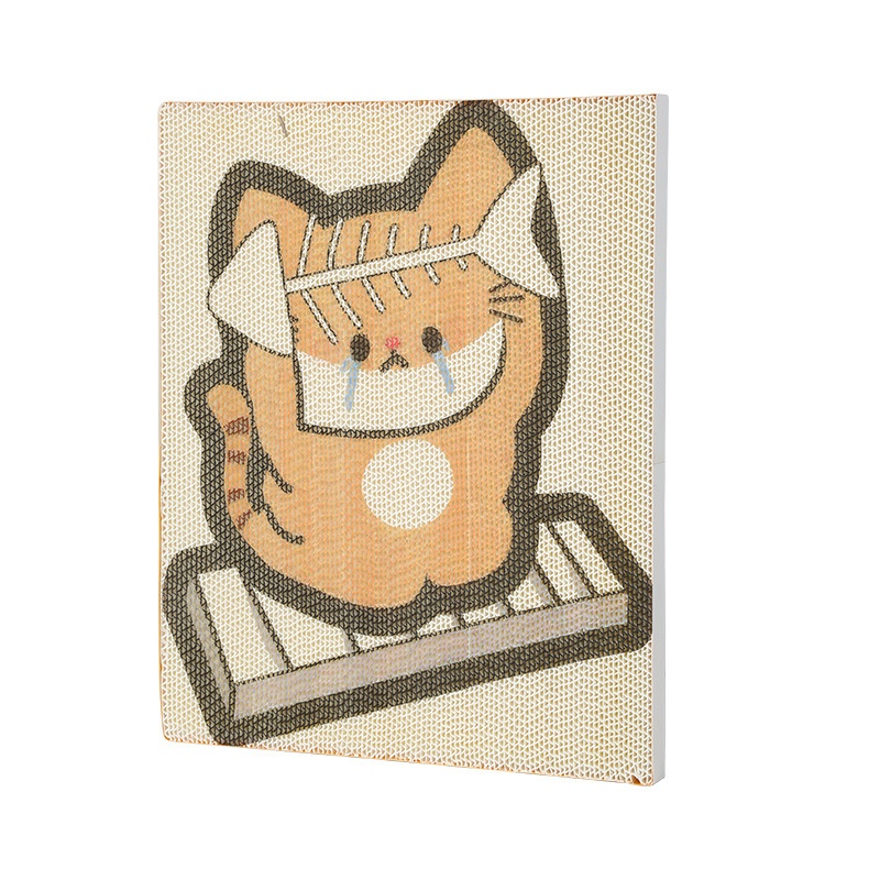 Creative New Design Steak Corrugated Cat Scratcher, Cat Claw Sharpening Rest Toy, Anti-Scratch Wall-Mounted Standing Cat Toy — image 14