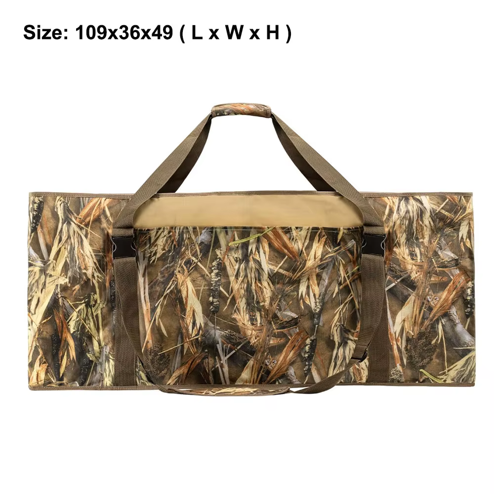 Bolsa de Almacenamiento de 12 Ranuras de Gran Capacidad para Señuelos de Caza de Patos, Mochila 2 en 1 para Cargar al Hombro o a Mano, con Cierre de Cordón — imagen 2