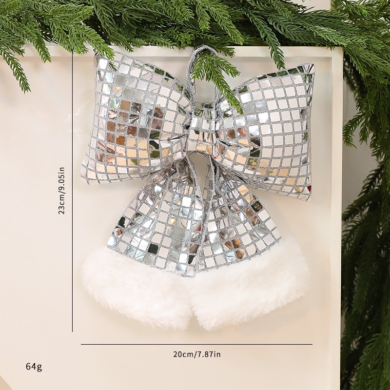 Adorno de Mariposa Brillante para Árbol de Navidad, Decoración de Vidrio para Ventana Hotel y Colgador de Navidad — imagen 11