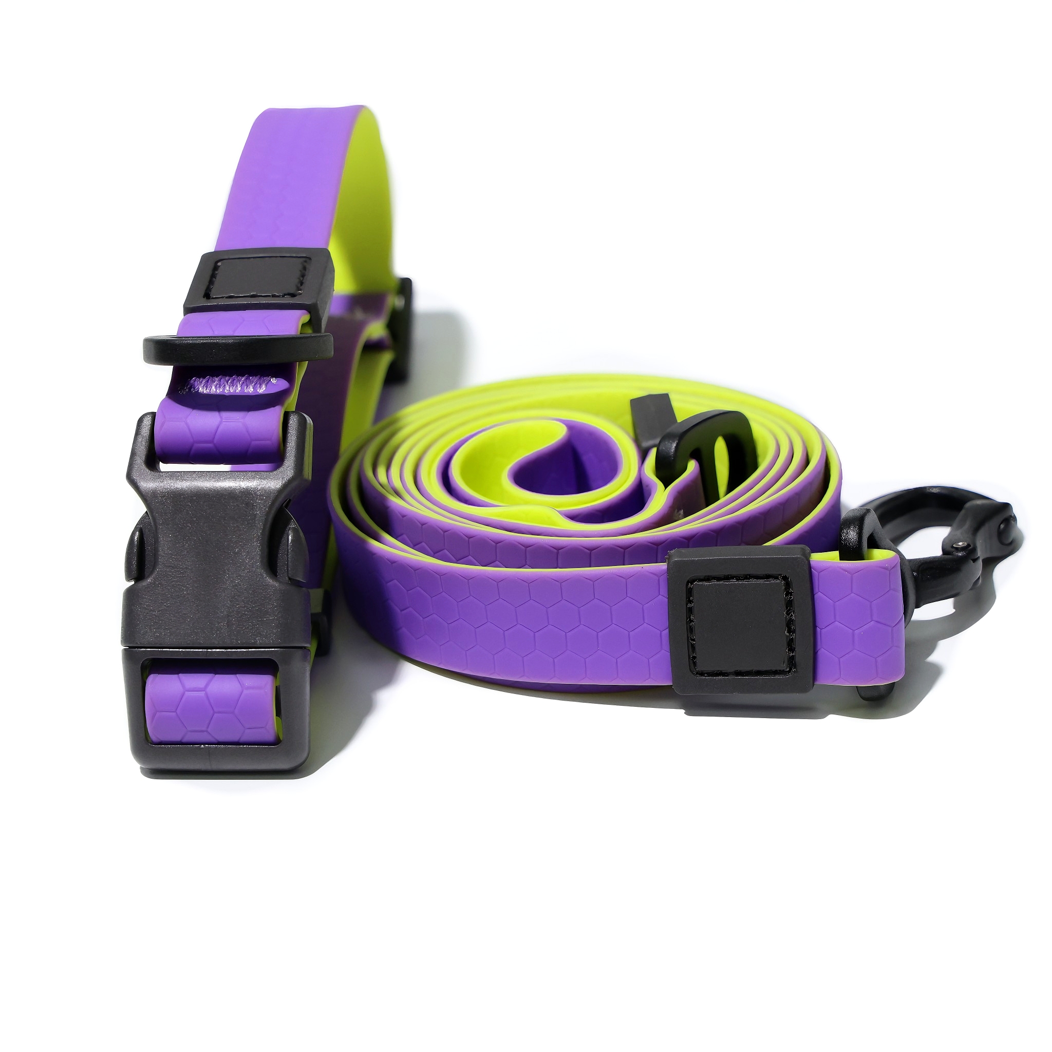 Set de Guía para Mascotas con Superficie Embossada en Miel y Dos Colores: Elegancia y Seguridad — imagen 10
