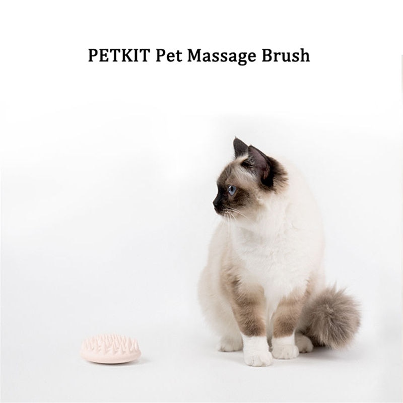 PETKIT Cepillo de Masaje para Gatos con Silicona y Púas de Goma Suaves para el cuidado del pelaje en perros y gatos — imagen 2