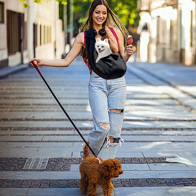 Portable Pet Carrier Bag for Small Dogs & Cats up to 7.5kg - Lightweight Shoulder Bag for Travel, Hiking, and Outdoor Use — image 6