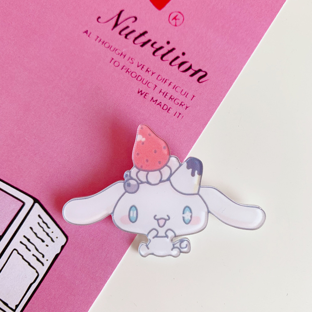 Broche de Acetato Corte y Creativo con Pupita de Cartón Adorables para Niñas Accesorios para Ropa Bolsos Pendientes — imagen 8