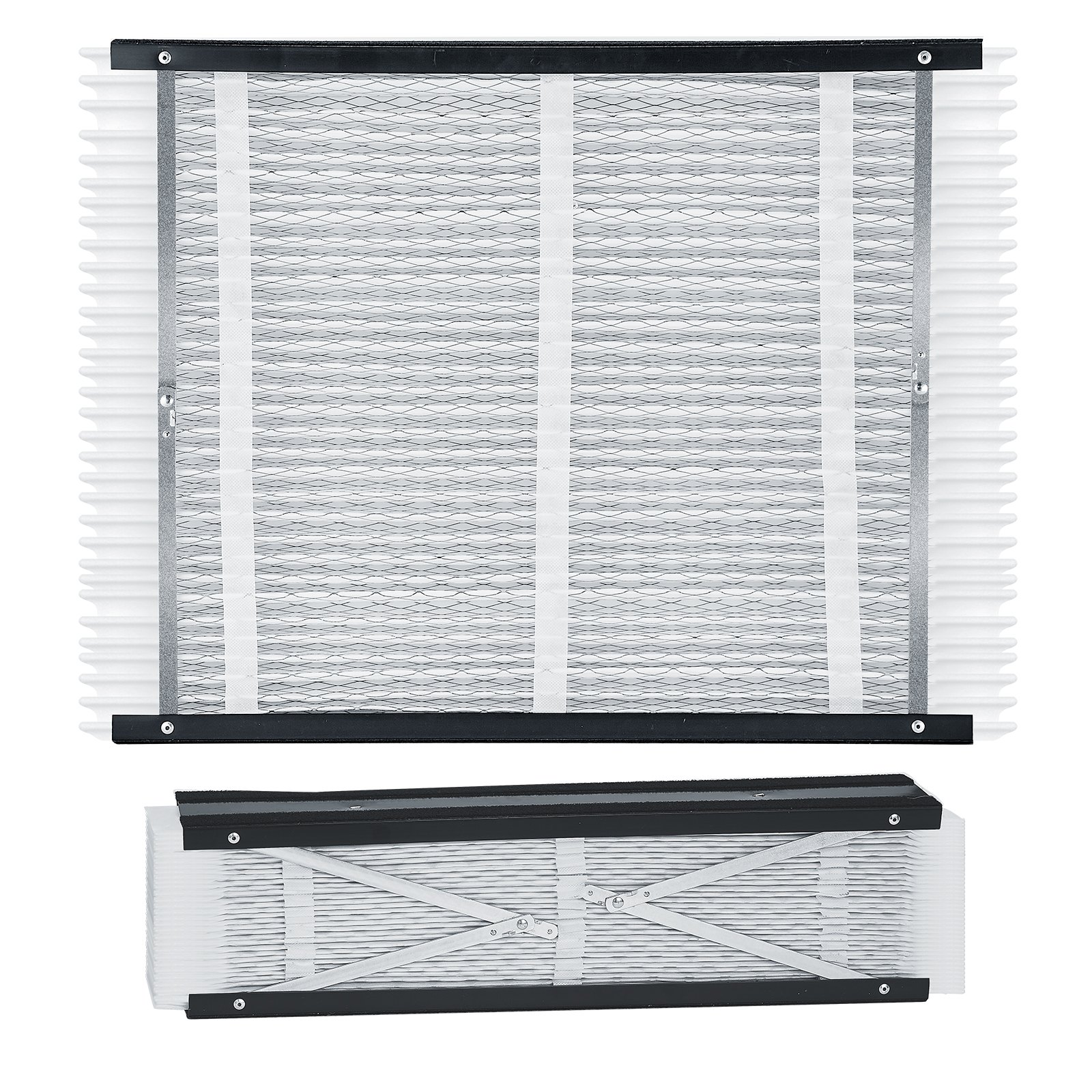 Filtro para Horno de 20 x 25 x 4, Filtros HVAC para Aire Acondicionado MERV 16, Filtros Plisados Electrostáticos de 12 Meses, Paquete de 2 (Tamaño Real: 20.47 x 25.20 x 3.98 Pulgadas) para Capturar Polvo, Smog y Caspa de Mascotas — imagen 1