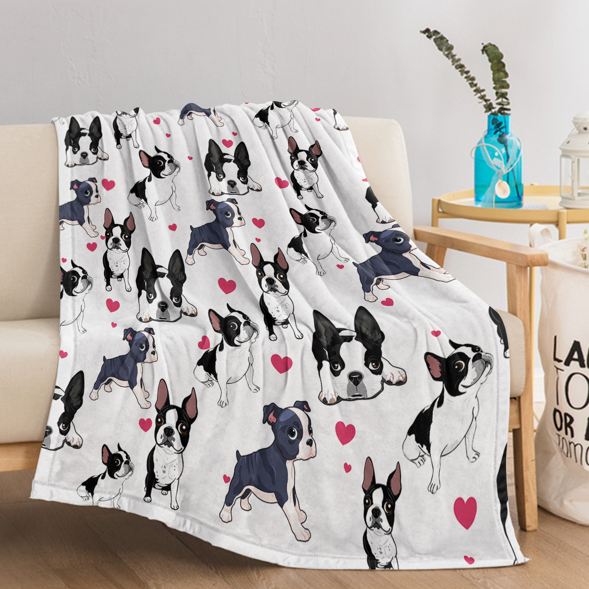 Manta de Forro Polar para Perro - Suave, Acogedora, Ligera y Cálida, Tipo Franela — imagen 2