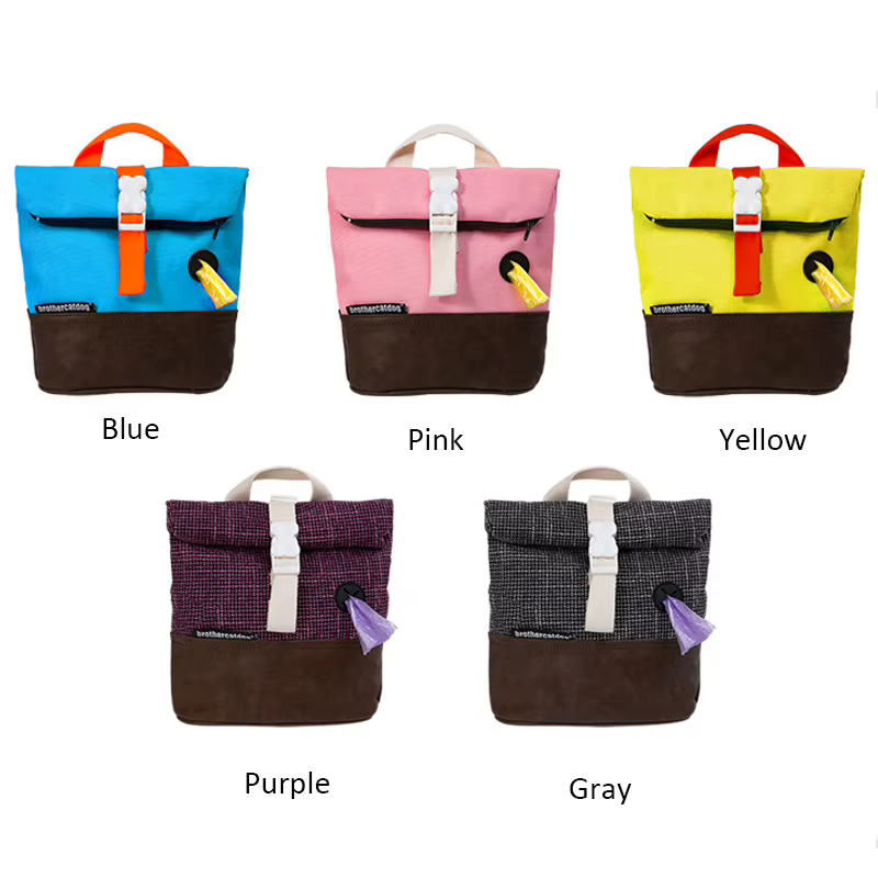 Mochila para Perros - Arnesón Respirable Ajustable con Bolsa de Comida para Cachorros y Puppies — imagen 3