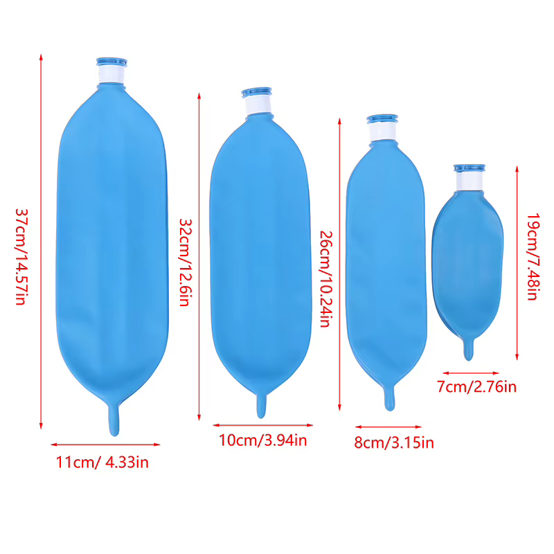 Disposable Reservoir Bag 0.5L 1L 2L 3L Anesthesia Ventilator Airbag Veterinary Respirator Breathing Circuit Parts — image 6