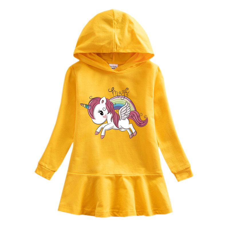 Pony girl hooded hoodie dress — image 3