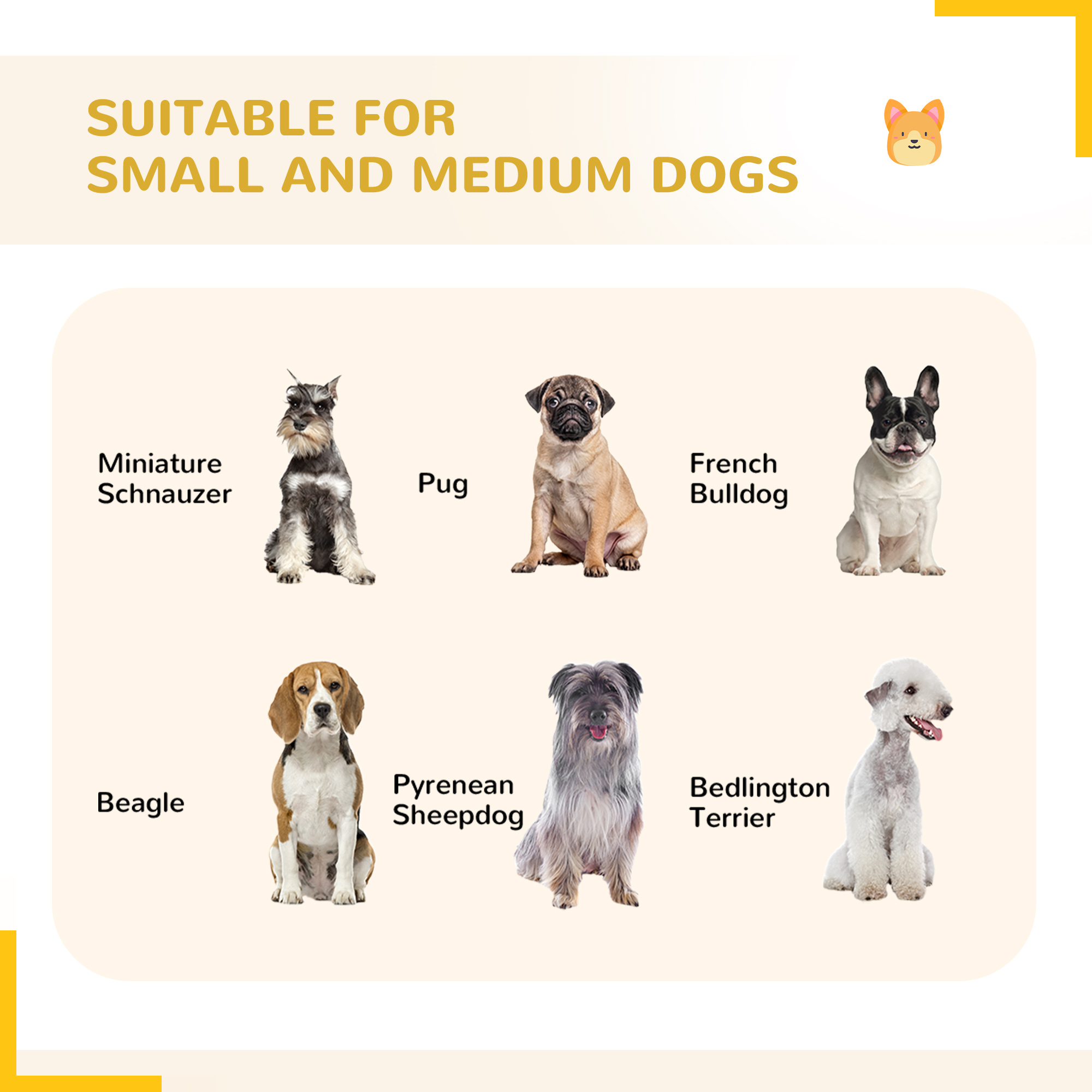 Corral para Perros de 24 Paneles para Perros Pequeños y Medianos con Puerta con Seguro, 15.7 x 15.7 x 2.6 — imagen 3