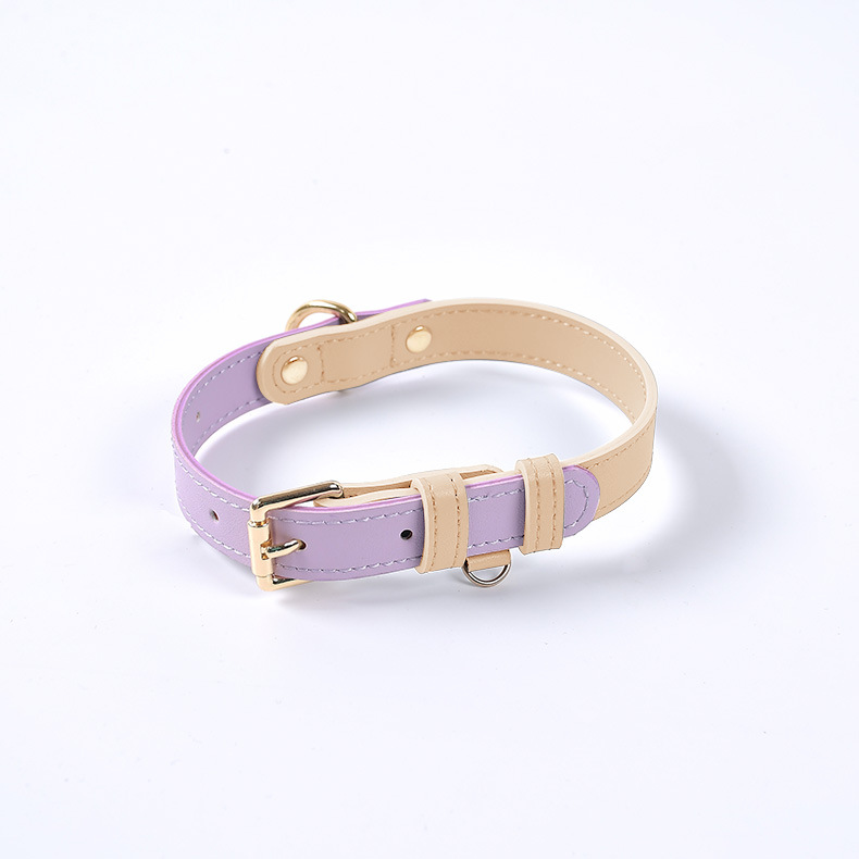 Genuine Leather Pet Dog Cat Collar Leash Dog Rope Dog Chain Dog Belt Pet Supplies — image 8