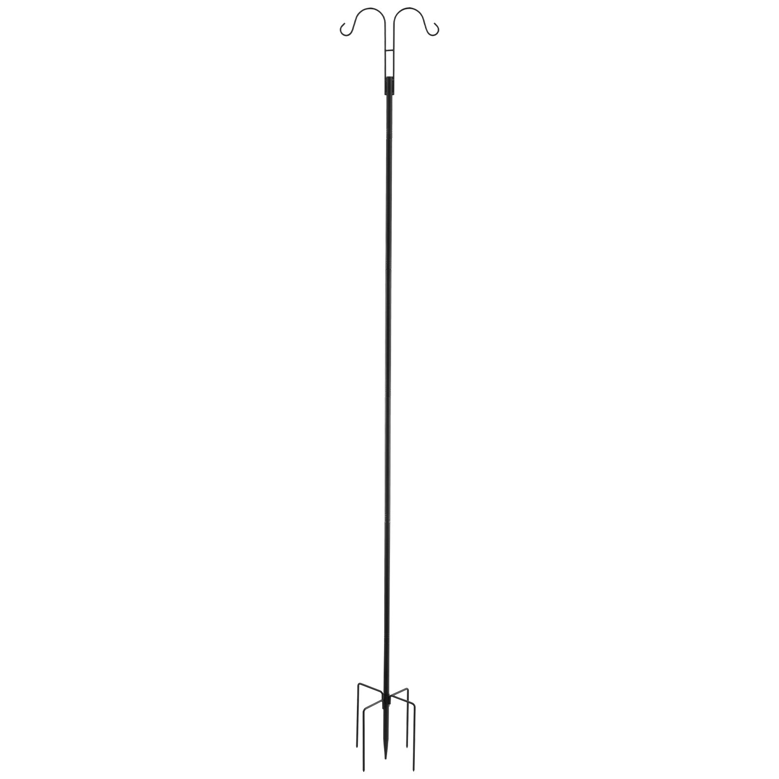 Double Shepherds Hook 8 Pack 92 Inch Heavy Duty Bird Feeder Pole — imagen 5