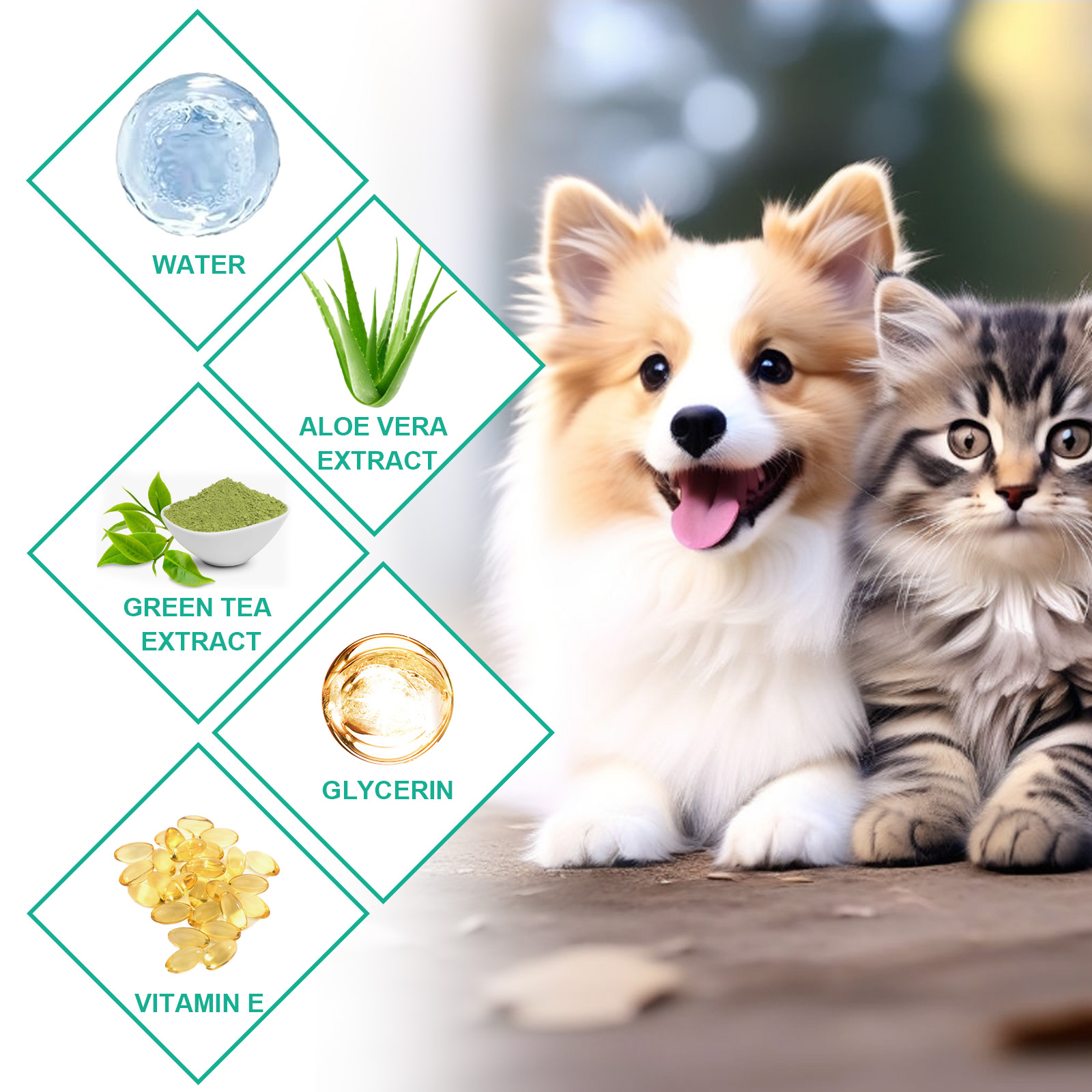 Pet Ear Cleaner Finger Wipes, Gently Clean Pet Ear Mites Ear Dirt Eye Dirt Feet Deodorize To Remove Odor — image 7