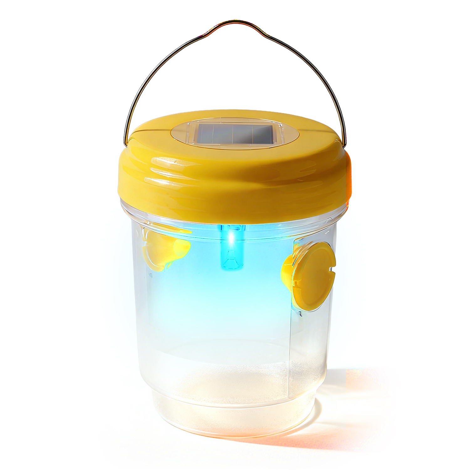 Trampas Solares para Avispas, Paquete de 3, Atrapainsectos Colgantes para Exterior con Luz UV, para Avispas de Papel, Avispas Amarillas, Avispones Pequeños, Moscas de la Fruta y Moscas Comunes — imagen 11