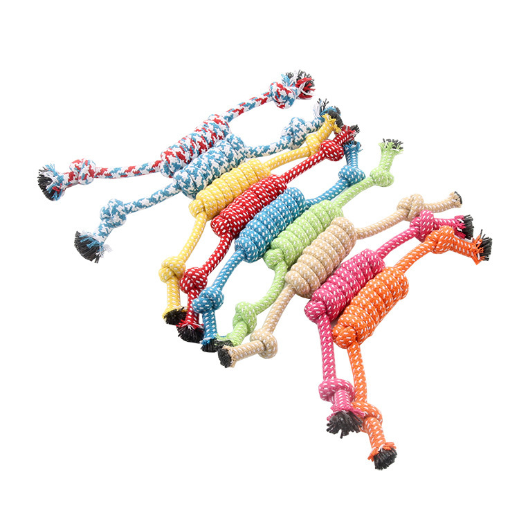 Product Description: Dog Chewing Durable Cotton Rope Toys for Small, Medium, and Large Dogs - Knot Toy for Pet Chewing Accessories — image 3